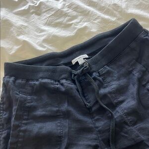 James Perse Charcoal Drawstring Lounge Pants